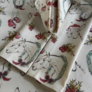Equestrian Christmas Napkins